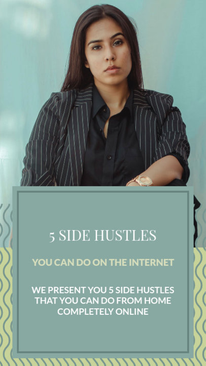 Instagram Story Maker with Side Hustle to do From Home