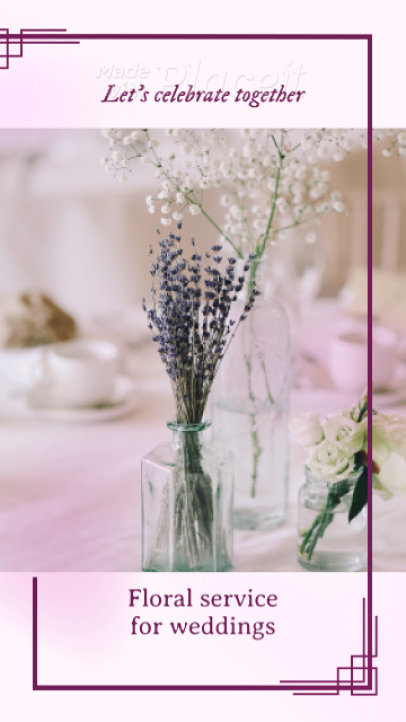 Instagram Story Video Template for a Florist Shop 2580
