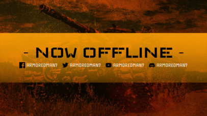 Twitch Offline Banner Maker Inspired by World of Tanks