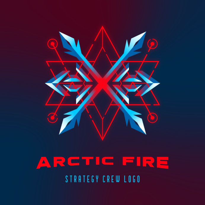 Placeit - Gaming Logo Creator with a Minimalistic Snowflake Graphic