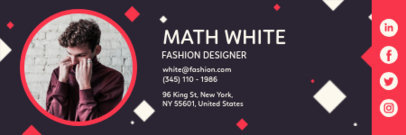 Email Signature Generator with Geometric Shapes