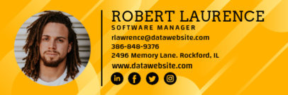 Email Signature Creator for a Software Manager