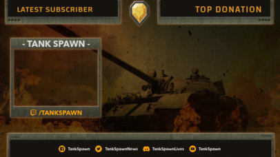World of Tanks-Inspired Twitch Overlay Generator with Cool Icons 3225a