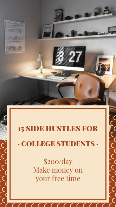 Instagram Story Maker with Side Hustle Ideas for Students