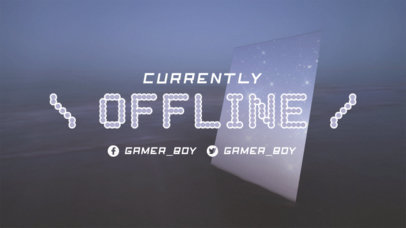 Simple Twitch Banner Generator for Gaming Channels Featuring Destiny-Inspired Graphics 3223h