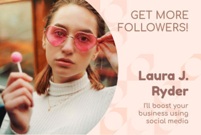 Fiverr Gig Image Template for a Social Media Manager