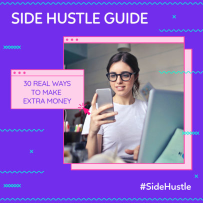 Instagram Post Maker for a Side Hustle Guide 3235d