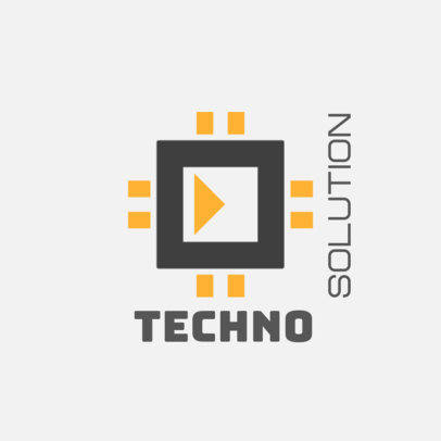Logo Generator for a Tech Solutions Business