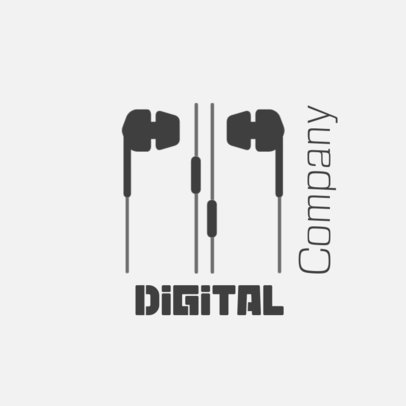 Dropshipping Logo Generator for a Digital Sound Company