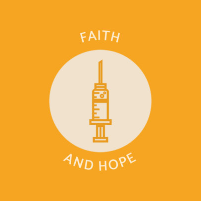 Logo Generator for a Medical Brand Featuring a Vaccine Icon