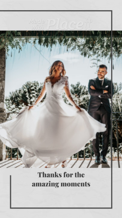 Instagram Story Video Template for Wedding Memories 2582