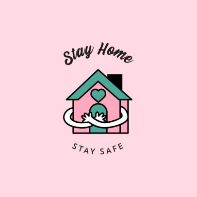 Coronavirus-Themed Logo Maker Featuring Reassuring Messages