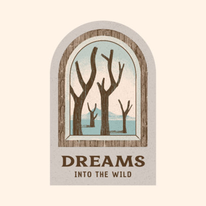 Online Logo Maker With a Dreamlike Landscape Illustration 