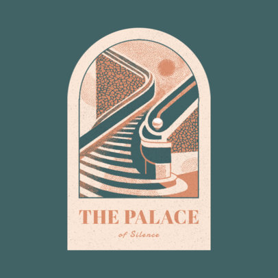 Online Logo Maker Featuring a Staircase Illustration 