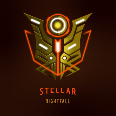 Gaming Logo Creator with a Futuristic Emblem of Neon Lights