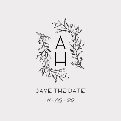 Wedding Logo Maker with a Minimalist Style