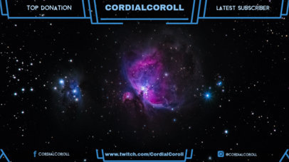 Simple Twitch Overlay Design Template