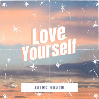 VSCO-Style Instagram Post Creator with a Love Quote 3251i