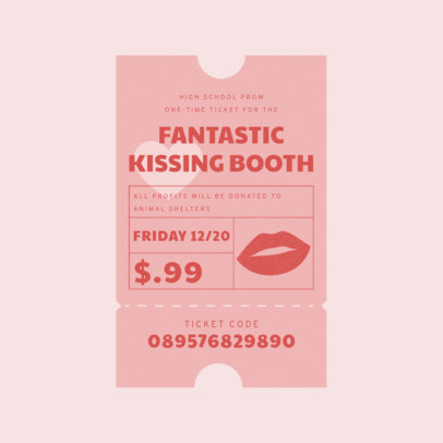 Carnival Ticket-Inspired Logo Maker for Musicians