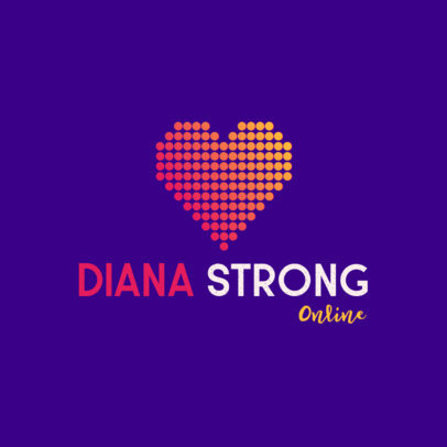 Logo Maker for an Online Fitness Training Center