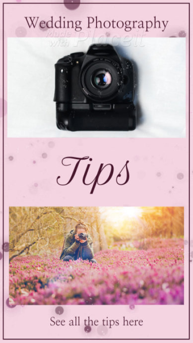 Instagram Story Video Maker for Wedding Photography Tips 