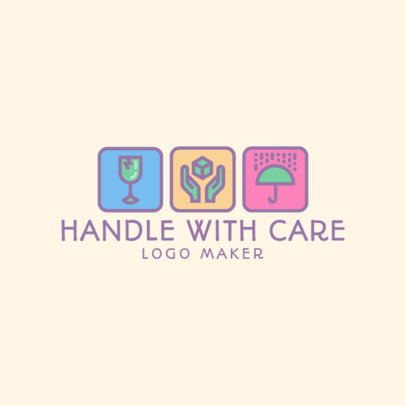 Music Logo Maker Featuring Packaging Symbols