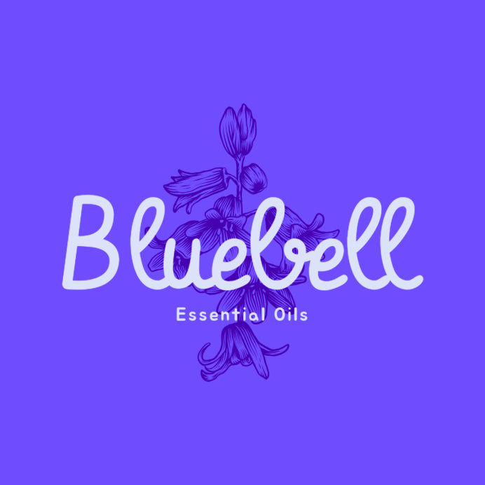 Floral Logo Creator for an Essential Oils Brand
