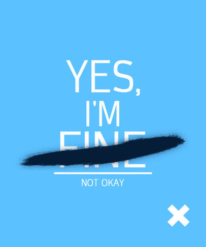 Quote T-Shirt Design Generator with Text Covered with Graffiti 3249h