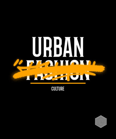 Quote T-Shirt Design Creator with Graffiti Covering Text 3249j