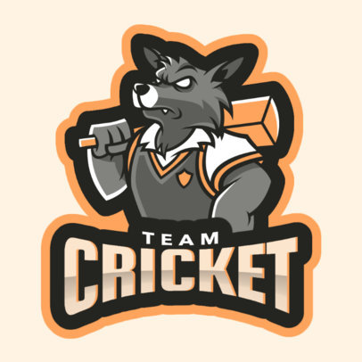 Cricket Logo Maker for a Cricket Team