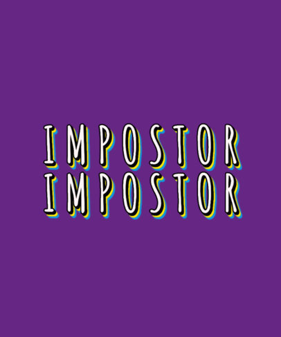 Gaming-Style T-Shirt Design Template Featuring Colorful Typography 3148-3276a