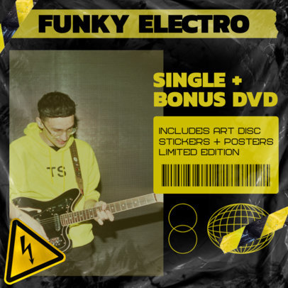 Album Cover Design Template for a Bedroom Pop Musician