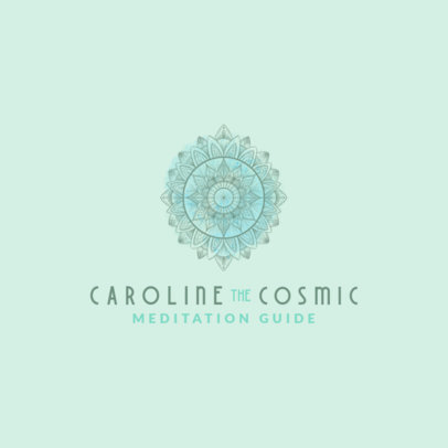 Wellness Logo Maker for a Guided Meditations Channel 