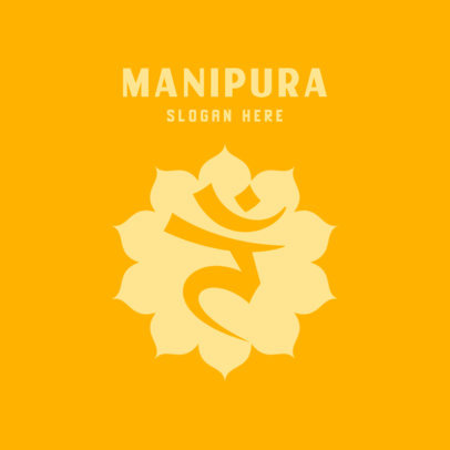 Colorful Online Logo Creator for a Yoga Studio