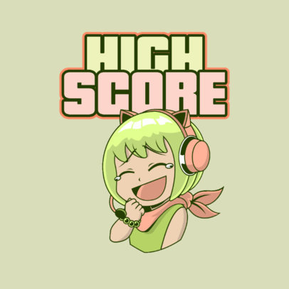 Kawaii Twitch Emote Logo Creator for a Pro Streamer