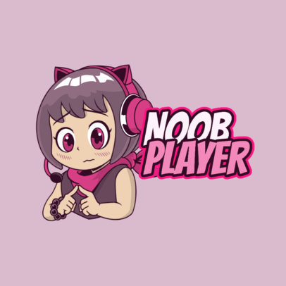 Twitch Emote Logo Maker for a Shy Gaming Streamer 3957g