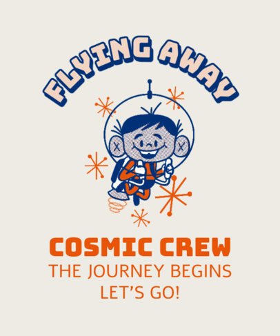 T-Shirt Design Maker with a Retro Aesthetic Featuring Cute Characters and Quotes