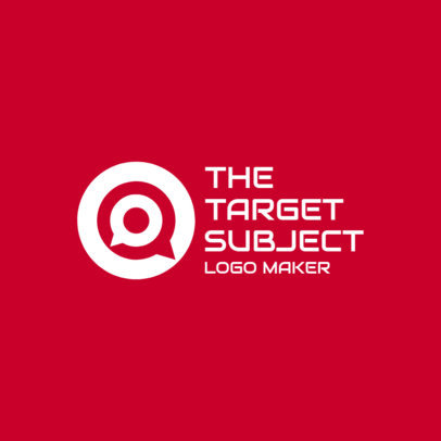 Logo Generator with a Target-Shaped Chat Globe