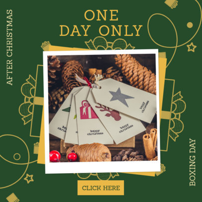 Instagram Post Design Maker for a Boxing Day Sale Announcement 