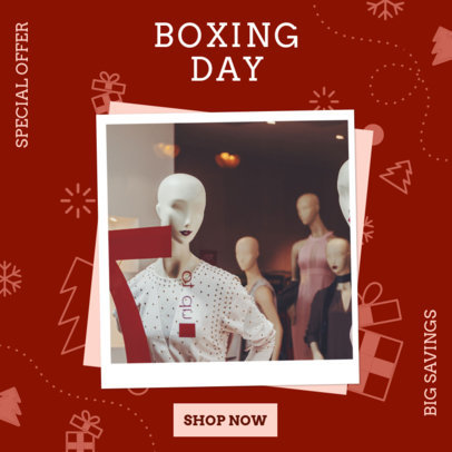 Instagram Post Maker for a Boxing Day Fashion Sale 3282h