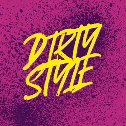 Online Logo Creator Featuring Colorful Graffiti Fonts