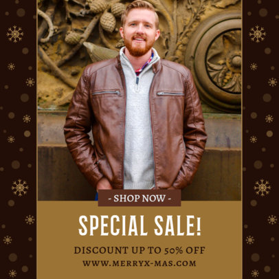 Instagram Post Creator Featuring a Holiday Sale