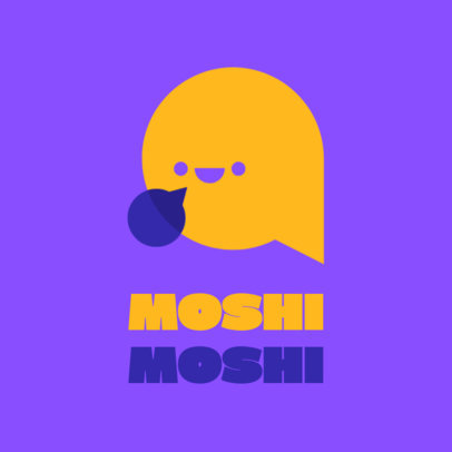 Logo Maker Featuring a Cartoonish Chat Box