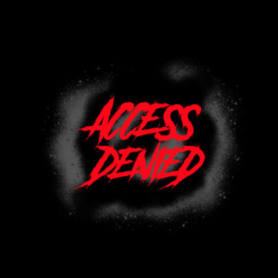 Typography Logo Template for Streetwear Brands Featuring an Urban Font 