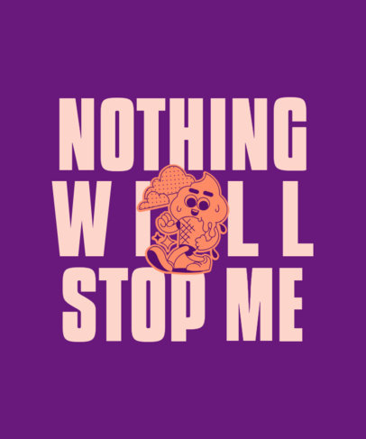 Colorful T-Shirt Design Creator Featuring a Hopeful Quote