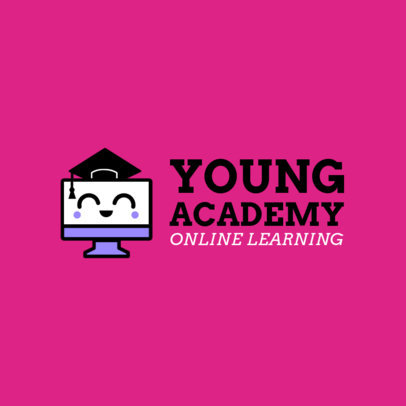 Children's Online School Logo Maker Featuring Cute Graphics