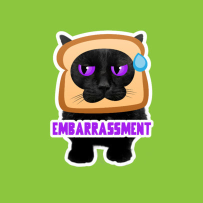Twitch Emote Logo Maker Featuring Funny Cat Graphics 