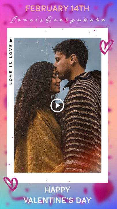 Instagram Story Template for Valentine's Day Dedications 3297