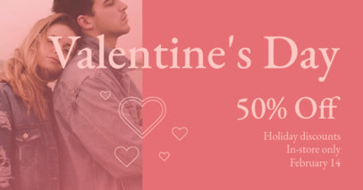 Facebook Post Design Maker to Announce a Valentine's Day Promo 