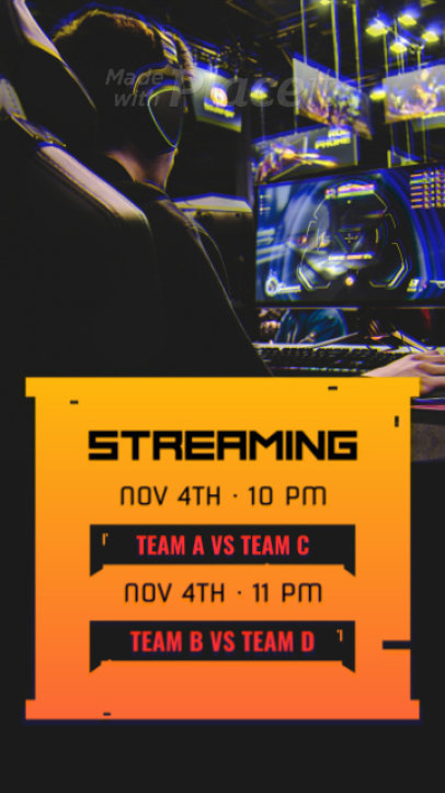 Instagram Story Video Maker for Live Gaming Matches